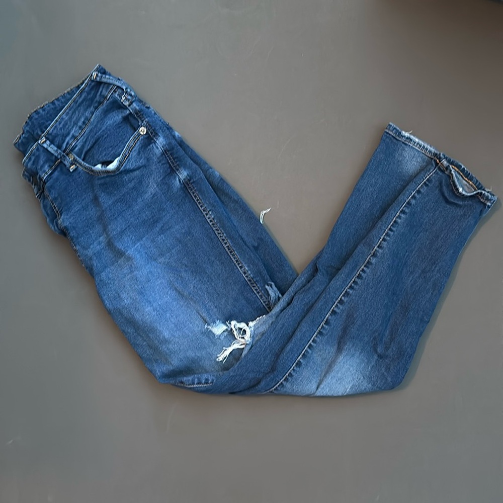 True Religion Jennie Curvy Mid Rise Skinny Jeans size 34
